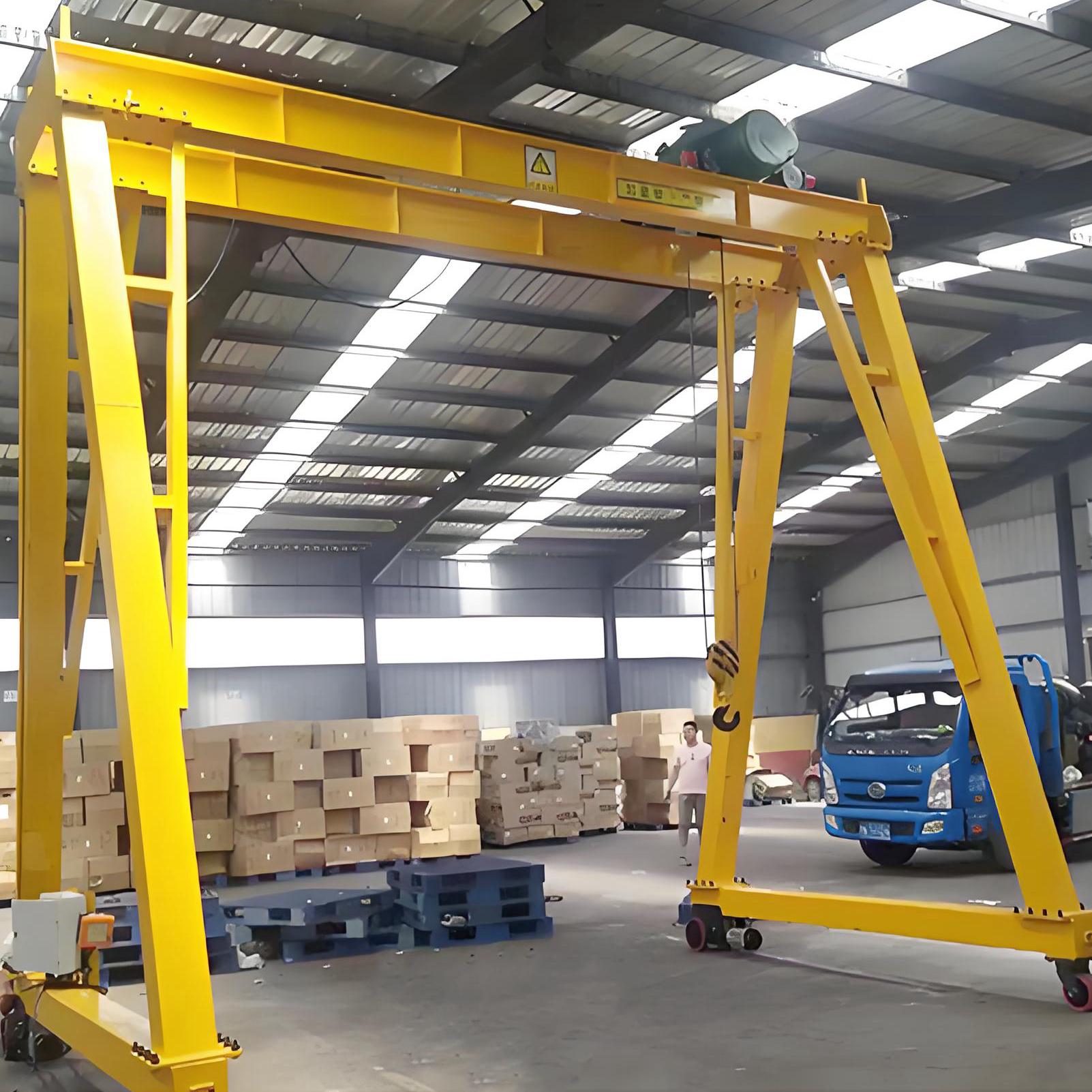 Small electric hoist gantry crane