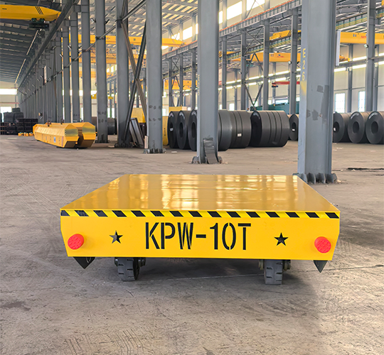Electric flat car