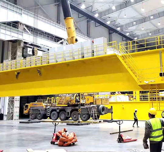 European-style double girder overhead crane