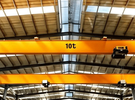 European single-beam crane used by Longhui